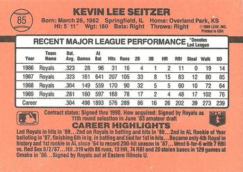 Kevin Seitzer  baseball card collectible - Main Image 2