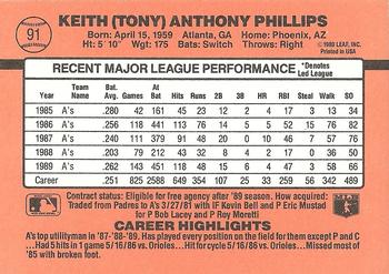 Tony Phillips  baseball card collectible - Main Image 2