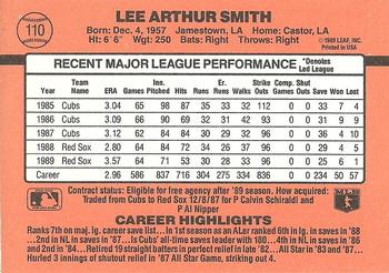 Lee Smith  baseball card collectible - Main Image 2