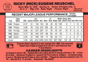 Rick Reuschel  baseball card collectible - Main Image 2