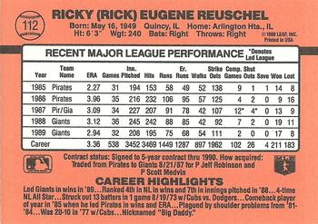 Rick Reuschel  baseball card collectible - Main Image 2