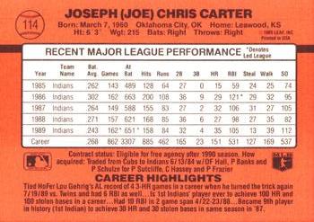 Joe Carter  baseball card collectible - Main Image 2