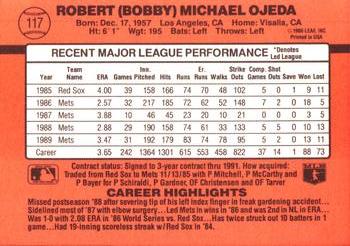 Bob Ojeda  baseball card collectible - Main Image 2