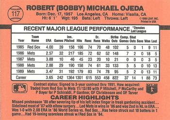Bob Ojeda  baseball card collectible - Main Image 2