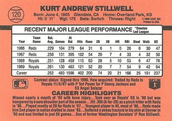 Kurt Stillwell  baseball card collectible - Main Image 2