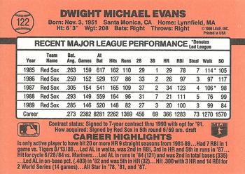 Dwight Evans  baseball card collectible - Main Image 2