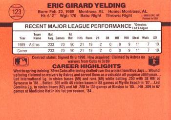 Eric Yelding  baseball card collectible - Main Image 2
