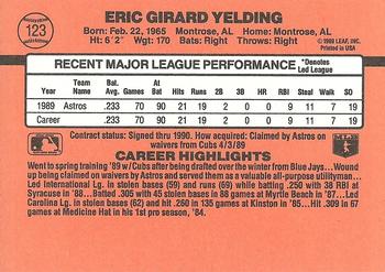 Eric Yelding  baseball card collectible - Main Image 2