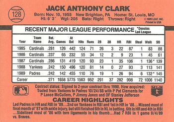 Jack Clark  baseball card collectible - Main Image 2