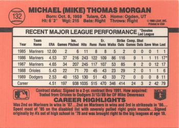 Mike Morgan  baseball card collectible - Main Image 2
