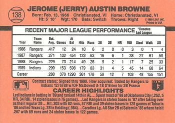 Jerry Browne  baseball card collectible - Main Image 2