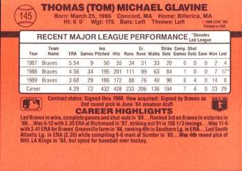 Tom Glavine  baseball card collectible - Main Image 2
