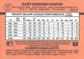 Gary Carter  baseball card collectible - Main Image 2