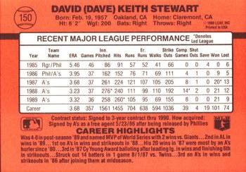 Dave Stewart  baseball card collectible - Main Image 2