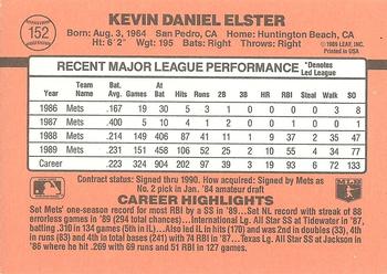 Kevin Elster  baseball card collectible - Main Image 2