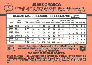 Jesse Orosco  baseball card collectible - Main Image 2