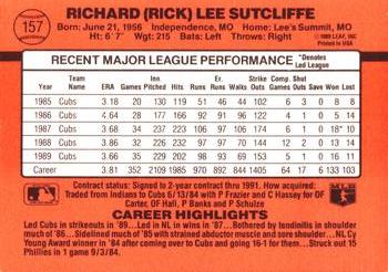 Rick Sutcliffe  baseball card collectible - Main Image 2