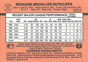 Rick Sutcliffe  baseball card collectible - Main Image 2