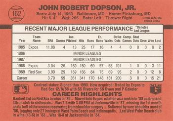 John Dopson  baseball card collectible - Main Image 2