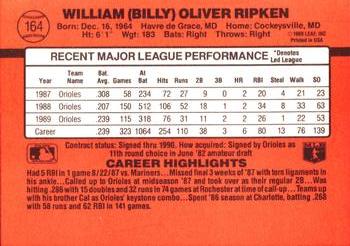 Billy Ripken  baseball card collectible - Main Image 2