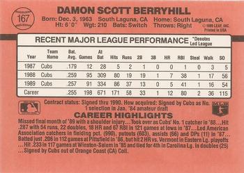 Damon Berryhill  baseball card collectible - Main Image 2