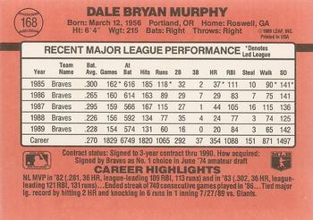 Dale Murphy  baseball card collectible - Main Image 2