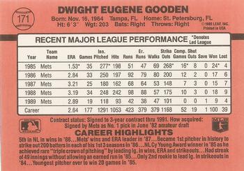 Dwight Gooden  baseball card collectible - Main Image 2