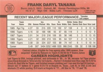 Frank Tanana  baseball card collectible - Main Image 2