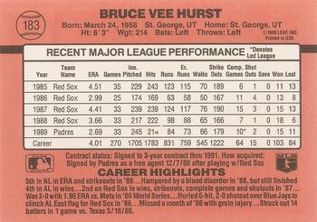 Bruce Hurst  baseball card collectible - Main Image 2