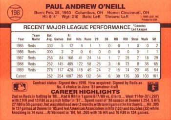 Paul O’Neill  baseball card collectible - Main Image 2