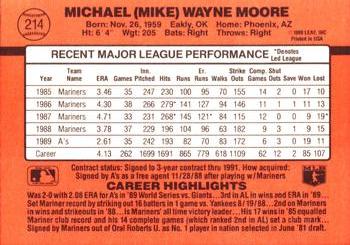 Mike Moore  baseball card collectible - Main Image 2