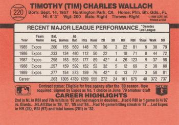 Tim Wallach  baseball card collectible - Main Image 2