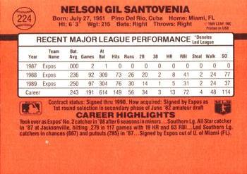 Nelson Santovenia  baseball card collectible - Main Image 2
