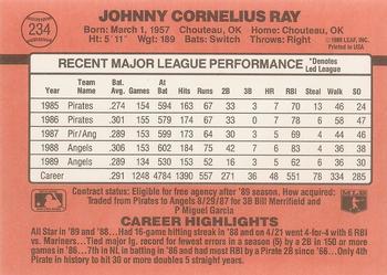 Johnny Ray  baseball card collectible - Main Image 2