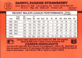 Darryl Strawberry  baseball card collectible - Main Image 2