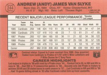 Andy Van Slyke  baseball card collectible - Main Image 2