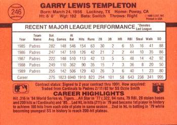 Garry Templeton  baseball card collectible - Main Image 2