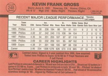 Kevin Gross  baseball card collectible - Main Image 2