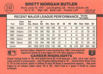 Brett Butler  baseball card collectible - Main Image 2