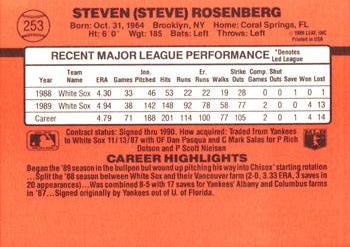 Steve Rosenberg  baseball card collectible - Main Image 2