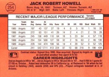 Jack Howell  baseball card collectible - Main Image 2
