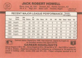 Jack Howell  baseball card collectible - Main Image 2