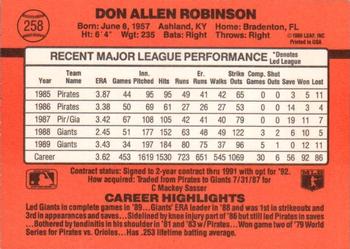 Don Robinson  baseball card collectible - Main Image 2