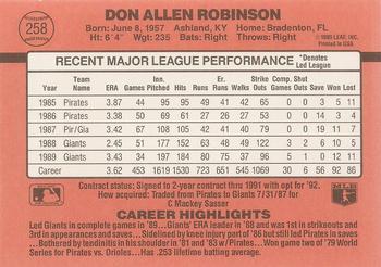 Don Robinson  baseball card collectible - Main Image 2