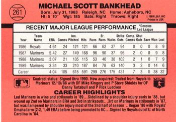 Scott Bankhead  baseball card collectible - Main Image 2