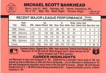Scott Bankhead  baseball card collectible - Main Image 2