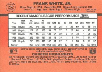 Frank White  baseball card collectible - Main Image 2