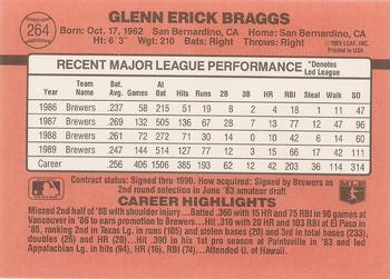 Glenn Braggs  baseball card collectible - Main Image 2