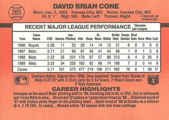 David Cone  baseball card collectible - Main Image 2