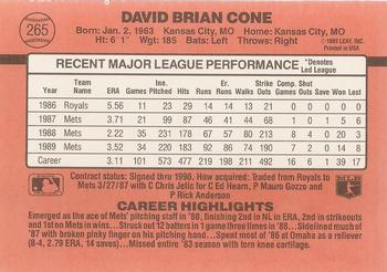 David Cone  baseball card collectible - Main Image 2